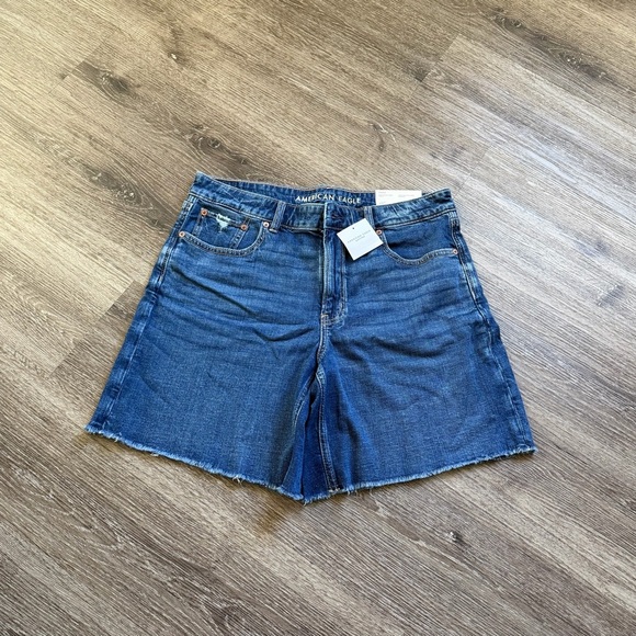 American Eagle Outfitters Pants - American Eagle Outfitters Dark Blue Jean Shorts